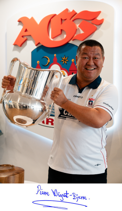 Pierre Wigant Bjerre at Santiago Bernabéu Stadium