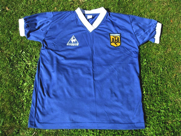 argentina 86 away shirt